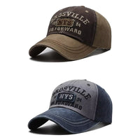 Khaki and navy blue